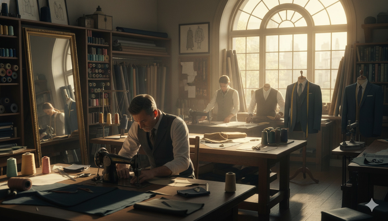 Professional tailoring workshop